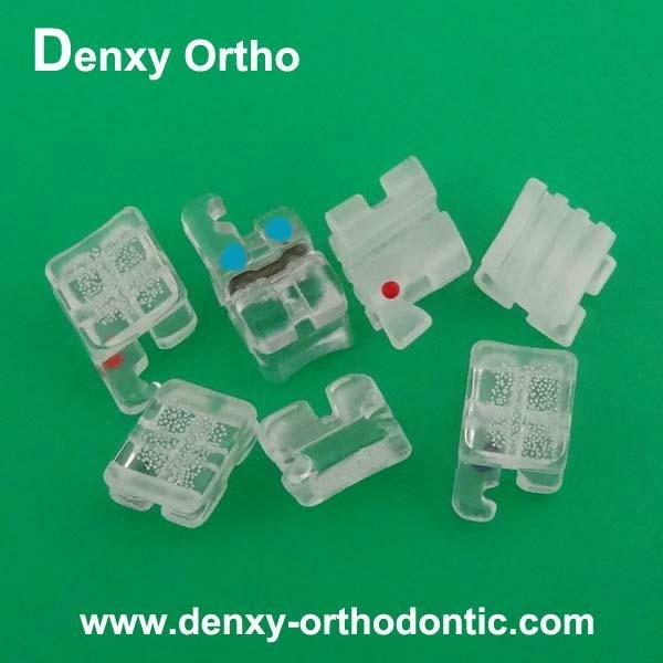 Dental supplies Dental clear braces dental brackets 3
