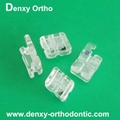 Sapphire brace-orthodontic  ceramic crystory brackets dental clear brackets 3