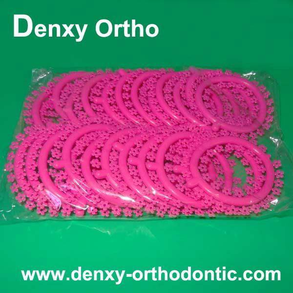 Orthodontic fashion ligature tie 