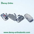 mesh base tubes dental bondable buccal tube orthodontic buccal tubes