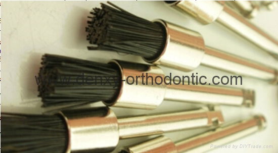 Accessory Dental Disposable Latch Type  Flat  prophy brushes 5