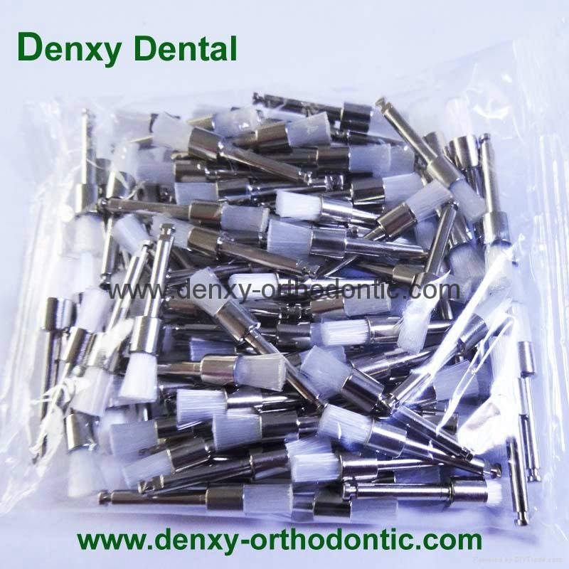 Accessory Dental Disposable Latch Type  Flat  prophy brushes 4