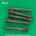 CNC turning machine stainless steel/titanium dental screw 