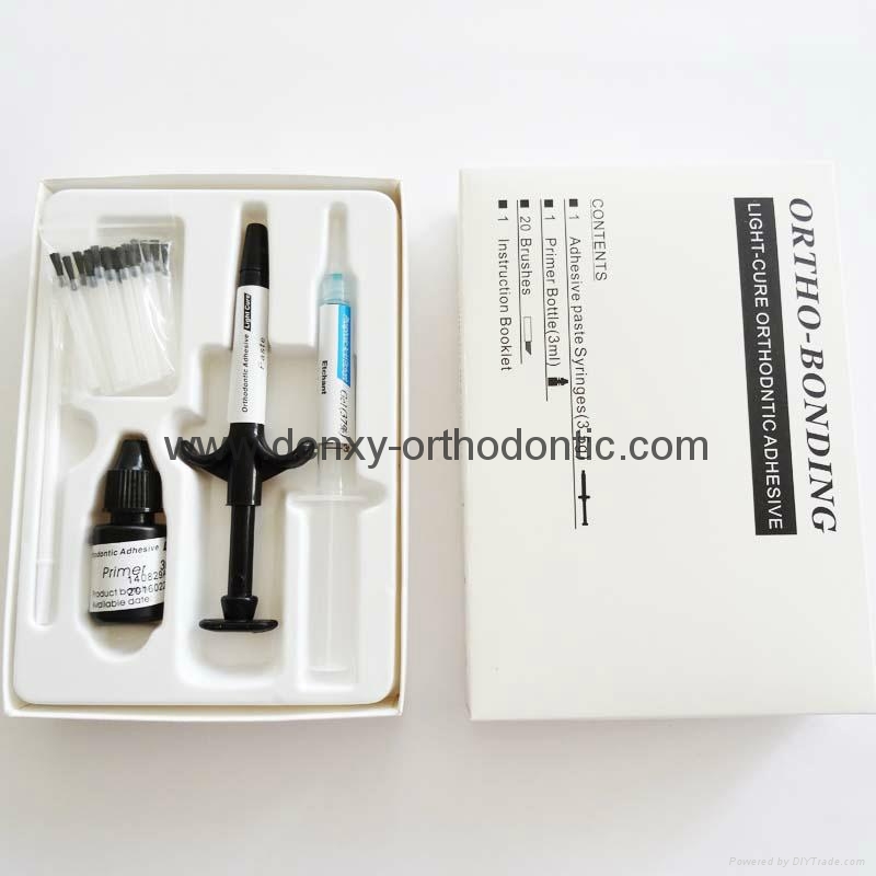 Orthodontic adhesive Ortho Force Light cure Bonding / Glue self cure