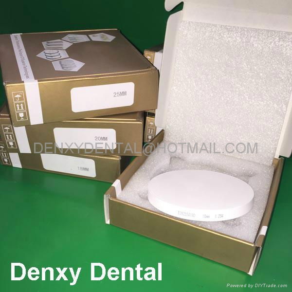 Pre Color Dental zirconia blocks disc Ceramic zirconia block 5