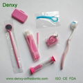  Dental kit ortho kit orthodontic toothbrush Dental travel toothbrush 8