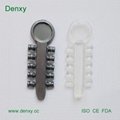 Gray/Clear 2 Colors Dental Products Orthodontic Elastic Rotation wedges 6