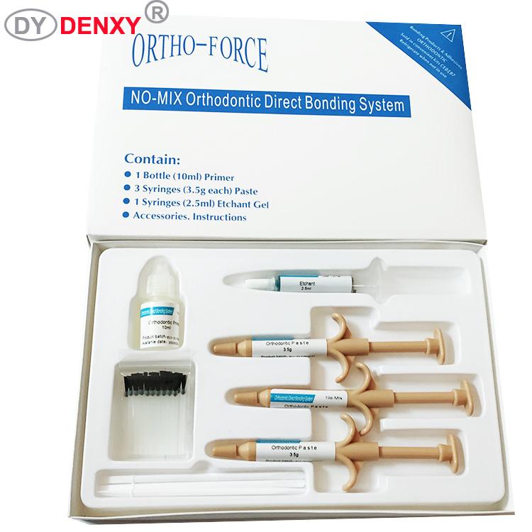 Orthodontic adhesive Ortho Force Light cure Bonding / Glue self cure