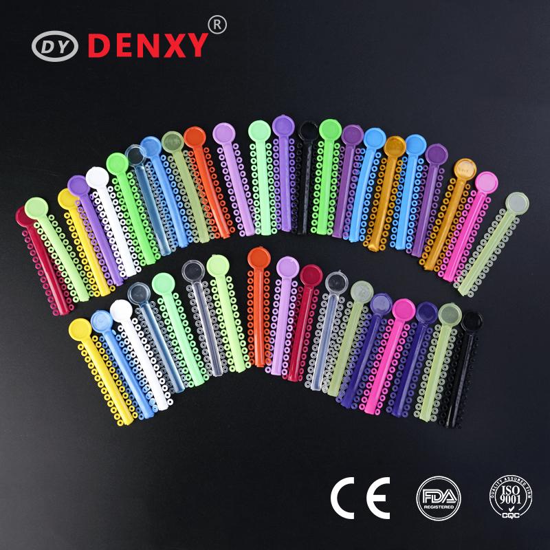 Orthodontic Elastic ligature tie Elastomeric Dental orthodontic modules
