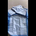 disposable nonwoven reinforced sterile medical supplies surgical gown  2