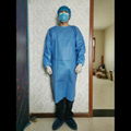 disposable nonwoven reinforced sterile medical supplies surgical gown 