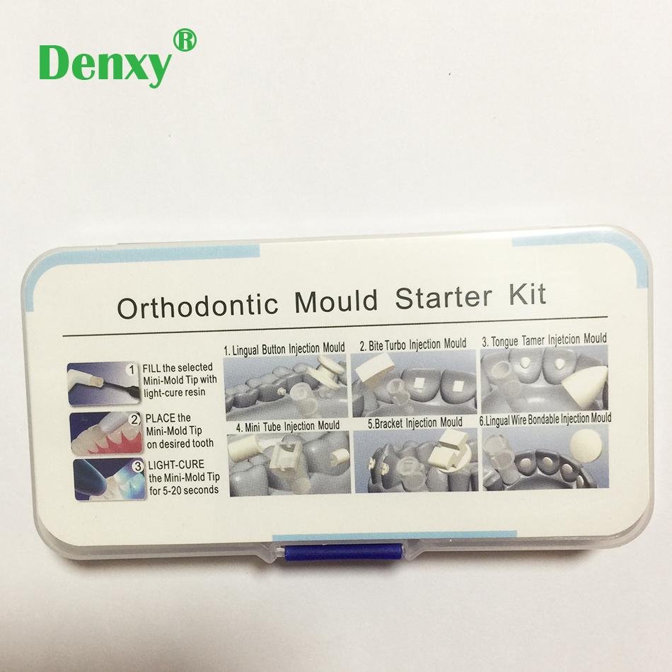 Dental Orthodontic Mould Starter Kit Ortho Injection Mould kit for Bracket Lingu 2