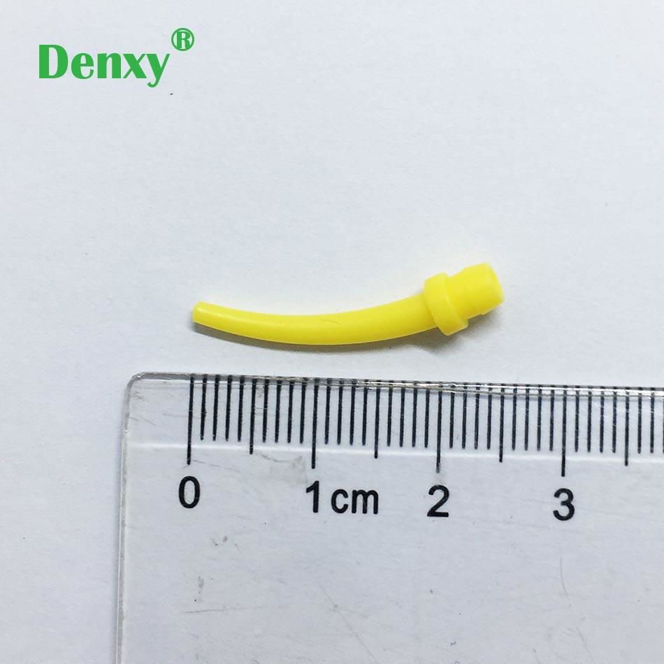 Intra Oral Mixing Tips Yellow Mixer Syringe Dental Disposable Tube Dental Mixing 2