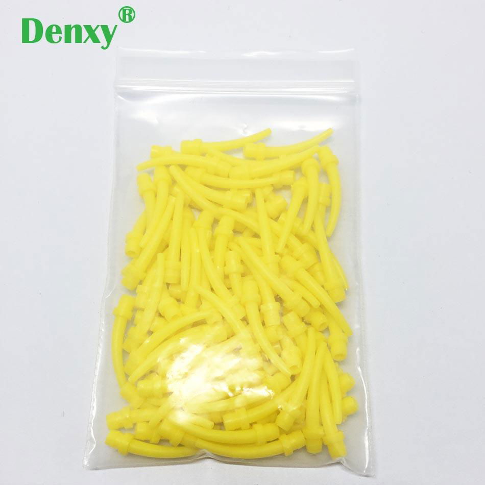 Intra Oral Mixing Tips Yellow Mixer Syringe Dental Disposable Tube Dental Mixing 3