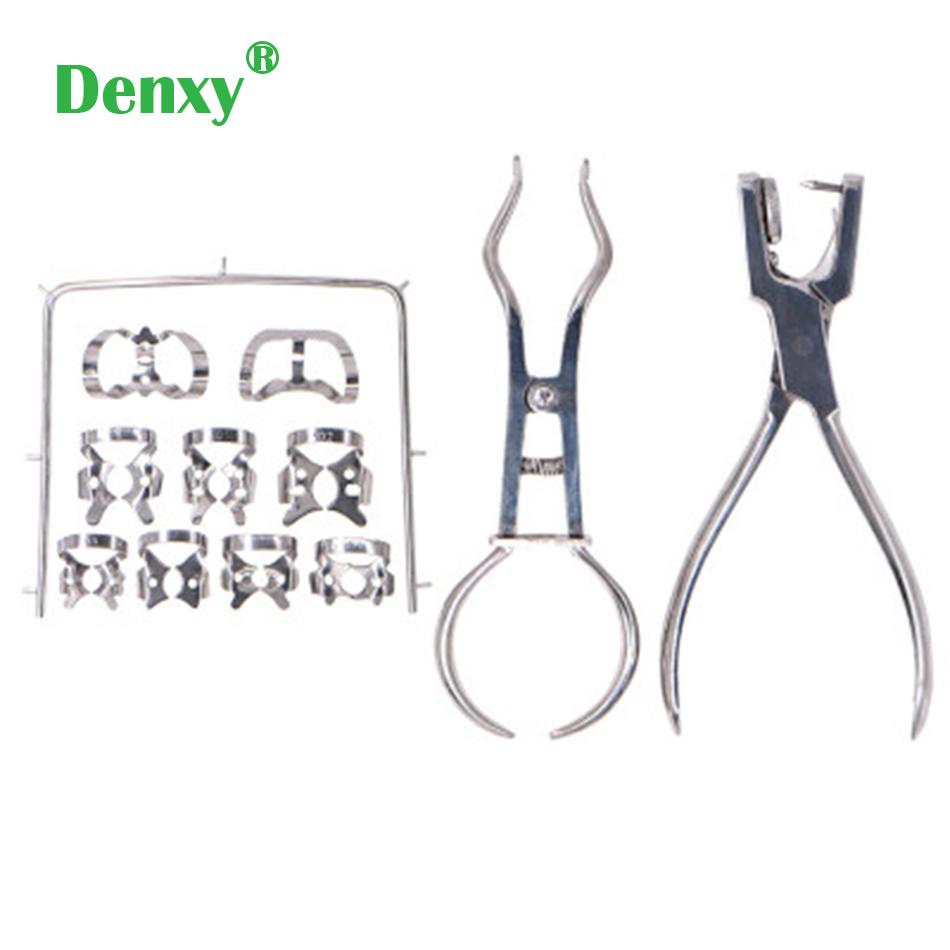 Dental Rubber Dam Perforator Puncher Kit Pure Latex Dental Rubber Dam kit Templa 2