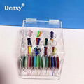 Dental Orthodontic ligature tie Acrylic Dispenser Elastic chain Placing Box Powe 3