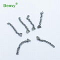 Denxy Quality dental Orthodontic Lingual Button with Chain Dental Lingual Tracti