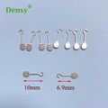 Dental Orthodontic Bondable Crimpable Hook Sliding hook archwire Bracket Brace 