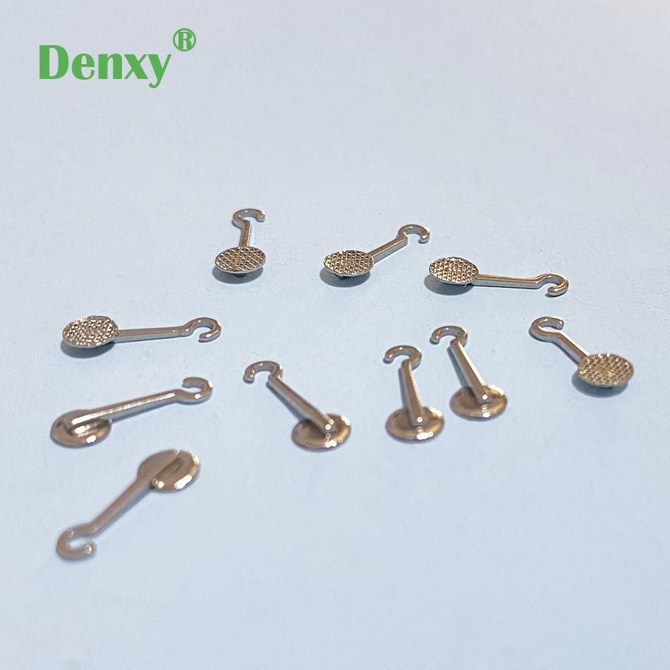 Dental Orthodontic Bondable Crimpable Hook buttons Sliding hook lingual buttons  3