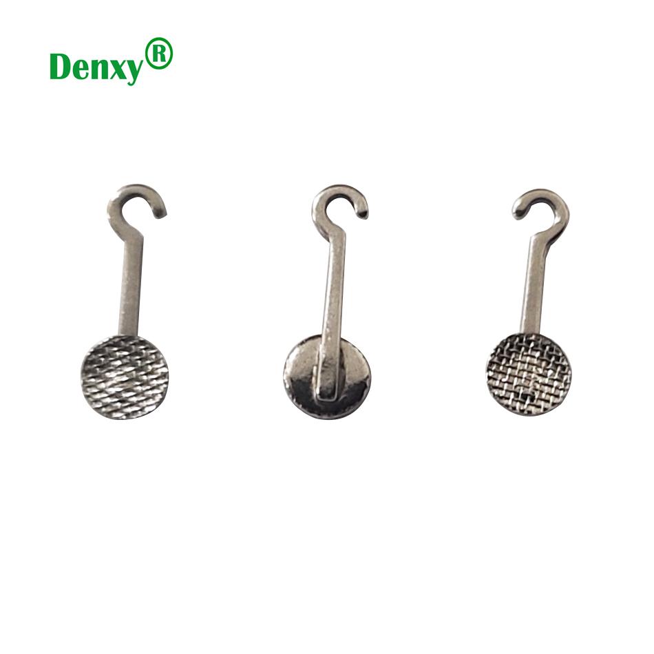 Dental Orthodontic Bondable Crimpable Hook buttons Sliding hook lingual buttons 