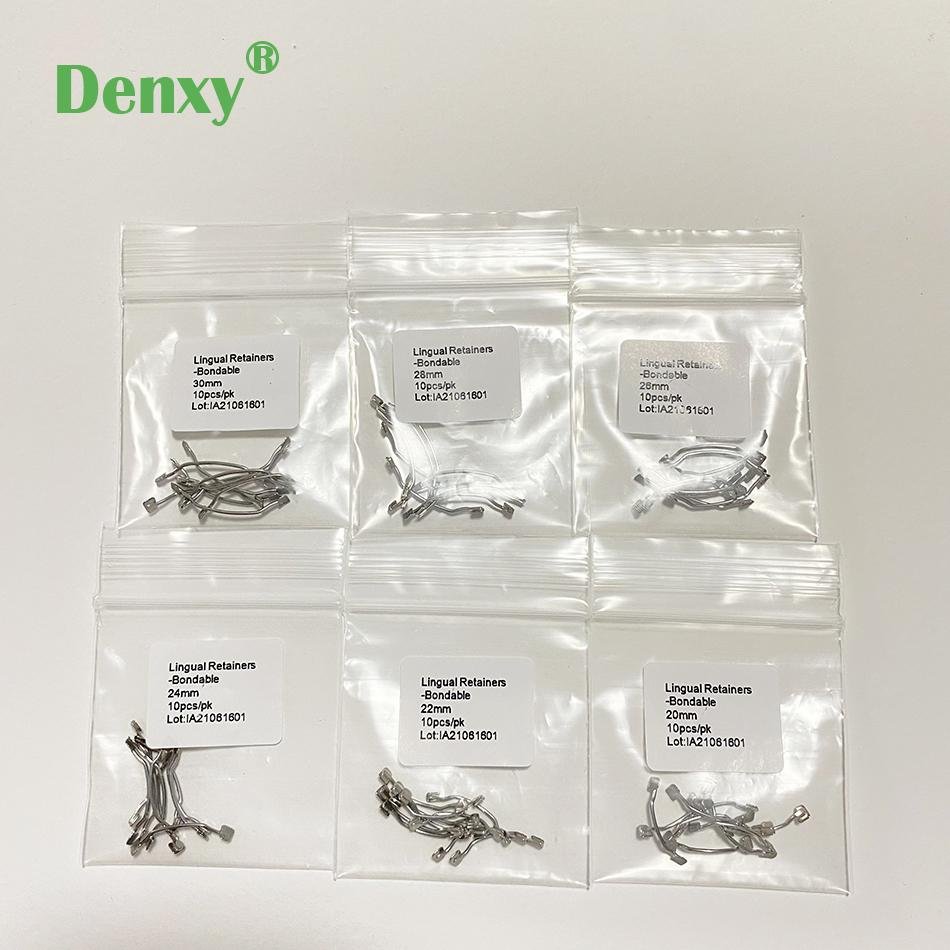 Orthodontic Lingual Retainers Bondable retainer wires mesh base high quality Ort 3