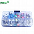 Dental Lab Latch Flat Polishing Prophy Brushes Cups Mixed Polish Polisher Dental 3