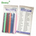 Dental Orthodontic Elastic Ligature Ties Bands for Brackets Braces Colourful O r