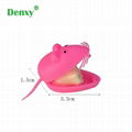 Dental Lovely Mouse Shape Milk Teeth Storage box Children's deciduous tooth box 