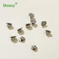 Dental Orthodontic Lingual Buttons mesh base ovoid form Bondable Traction Hook R 2