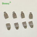 Dental Orthodontic Lingual Buttons mesh base ovoid form Bondable Traction Hook R 3