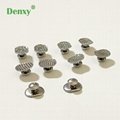 Dental Orthodontic Lingual Buttons mesh base ovoid form Bondable Traction Hook R 5