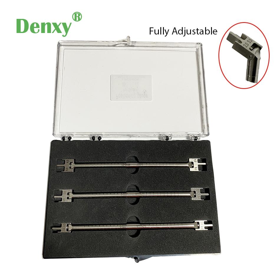 Fully Adjustable Dental Bracket Gauge Locator Stainless Steel Rod Bracket Positi