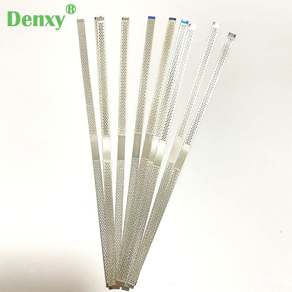 Dental abrasive strip with hole Metal Polishing teeth Dentist Whitening Material 5