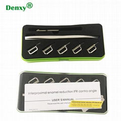 Dental Equipment IPR System enamel Interproximal Reduction Strip Kit Contra Angl