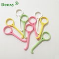 Denxy Orthodontic Invisible Braces Remover Tool Colorful Plastic Hook