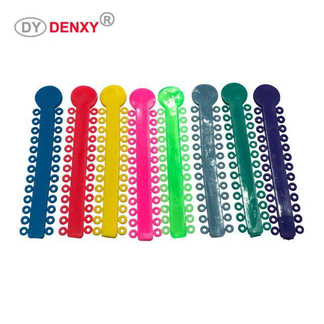 Orthodontic Elastic ligature tie Elastomeric Dental orthodontic modules
