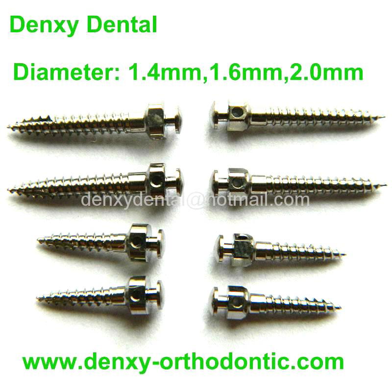 Dental mini implant orthodontic screw system 5