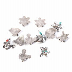 Dental orthodontic fashion brackets cartoon brackets orthodontic braces