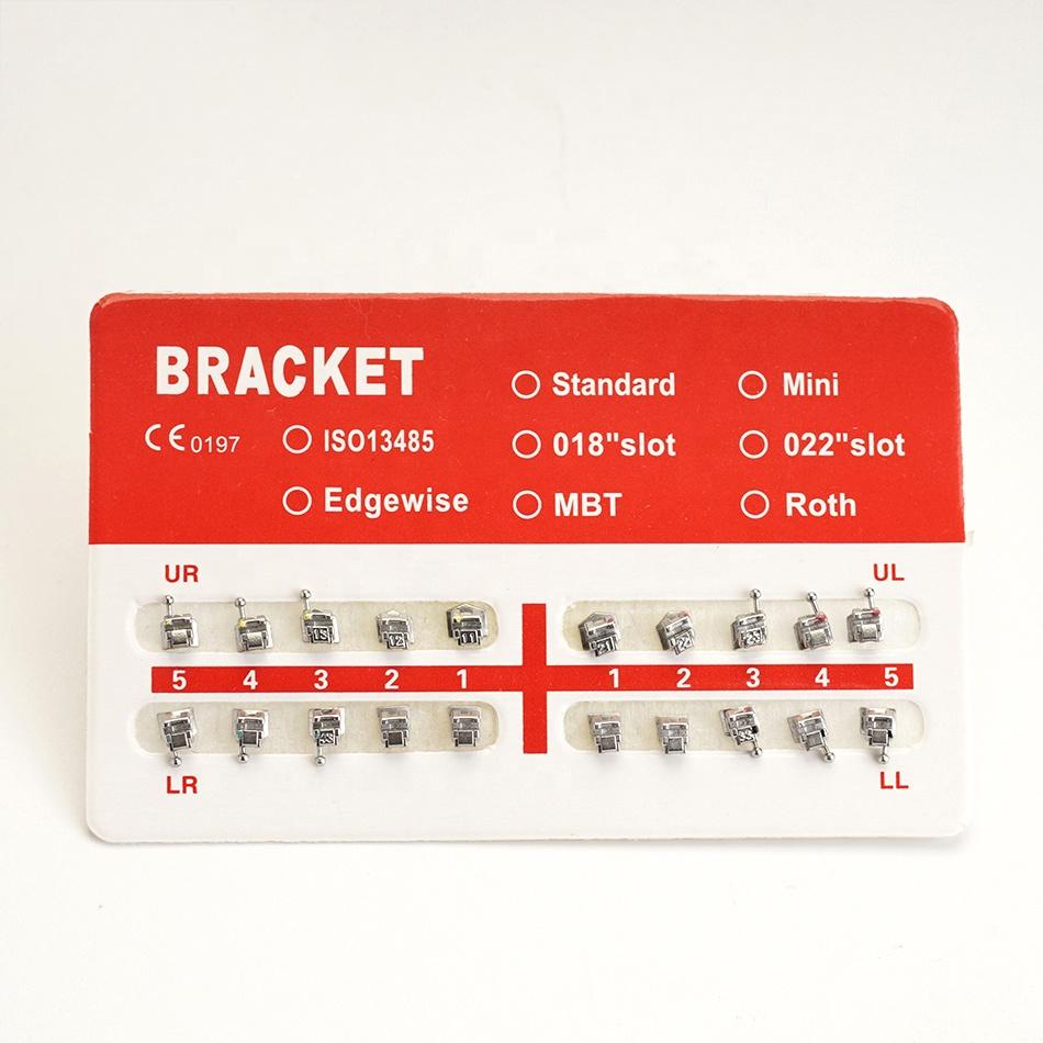 Dental vertical braces V-slot bracket orthodontic vertical bracket 