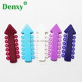 Dental Colorful Orthodontic V Shape Power O Elastic Ligature Tie 1