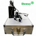 1set Dental Magnification Binocular Loupe Surgical Magnifier With Headlight 