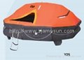 fishing throw-over type inflatable liferaft type Y15/20/25 