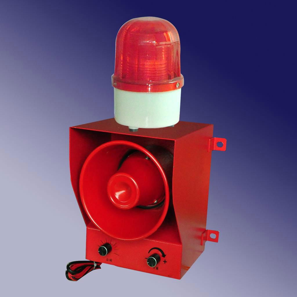 SAYTAY Industrial Siren Alarm Horn Strobe Loud Flashing Alarm Siren