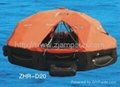 Davit launching/mounting Type Inflatable Liferaft d20
