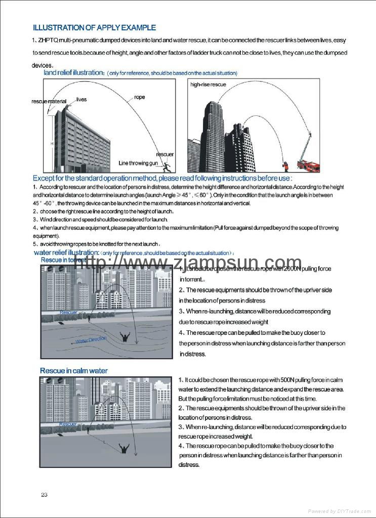 Multifunctional pneumatic throwing units 2