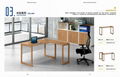 metal office furniture wood grain series 