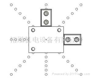 模具手动靠档方式定位之端子线材生产专用注塑机