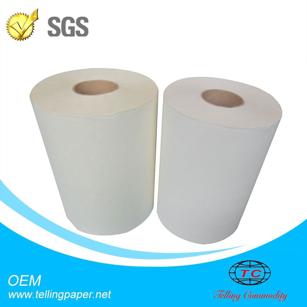 1ply 100m ROLL Towel hand towel paper bleached white or unbleached natural