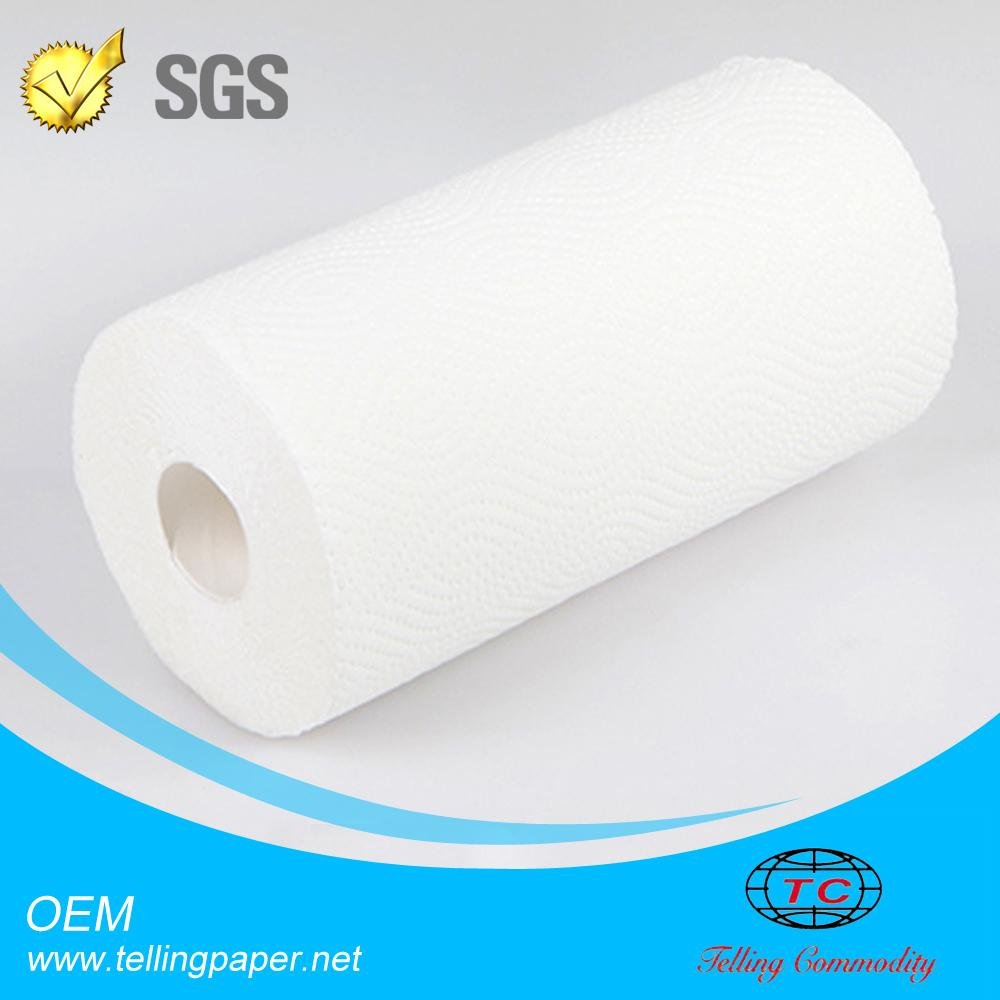 1ply 100m ROLL Towel hand towel paper bleached white or unbleached natural 3