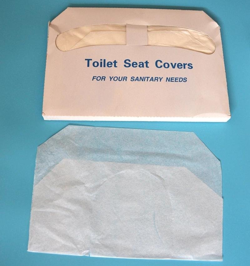 1/2 Fold Toilet Paper Seat Cover Public Toilet Used Paper Cover  2
